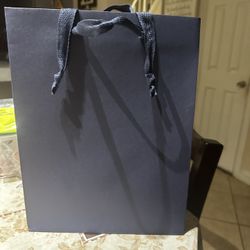 Bolsas Para Regalo Asules Paquetes De 10  / 8x4x10