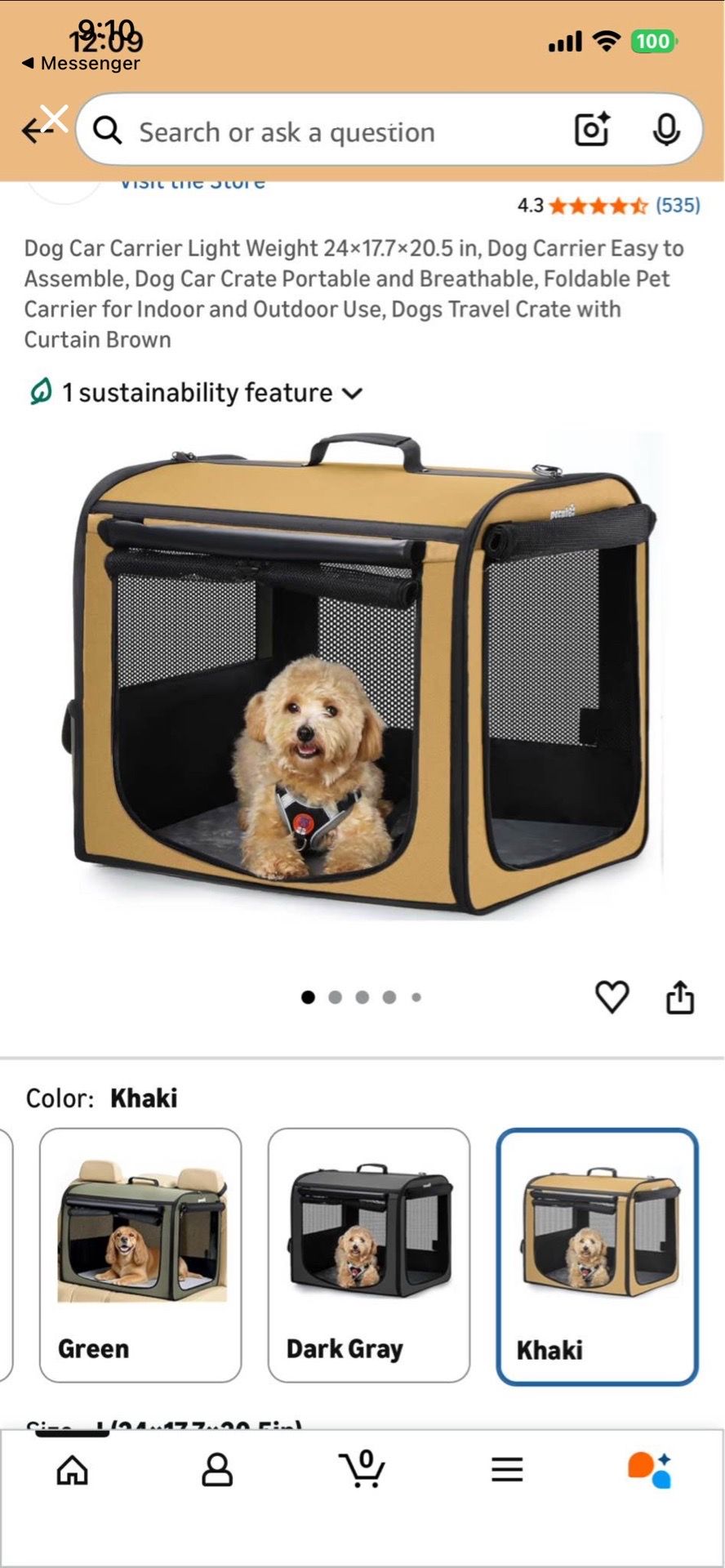 Petcute dog Carrier
