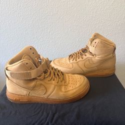 Nike Air Force 1 High Flax Sz 9.5