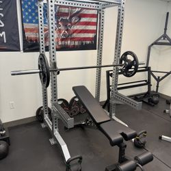 Full Squat Rack – 3x3 11-Gauge Steel – Brand New