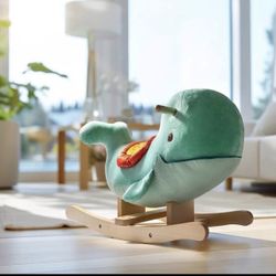 https://offerup.com/redirect/?o=Qi5Ub3lz Whale Rocker Echo Wooden Ride-Rocking Toy For Toddlers 