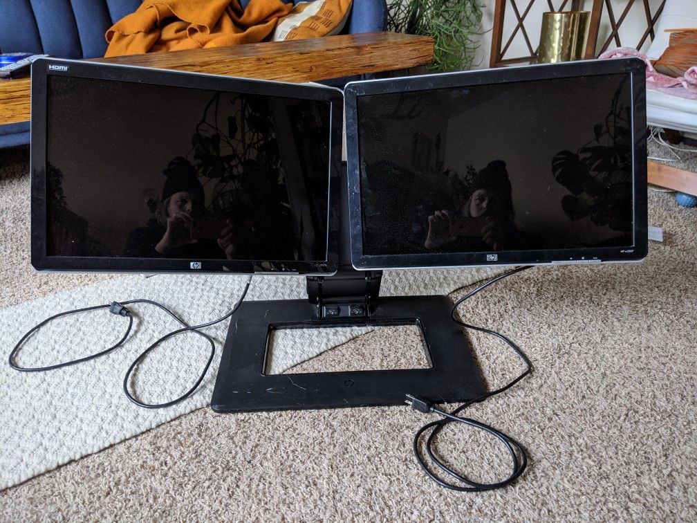 Hp dual monitor set up