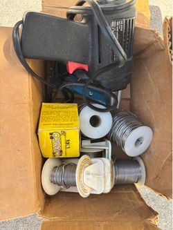 Electrical Soldering gun and assorted wire