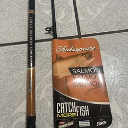 Shakespeare Salmon 8Ft Fishing Rod Brand New