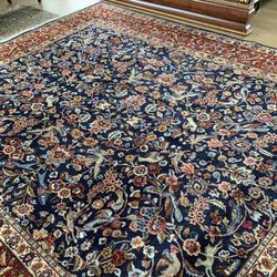 Vintage handmade Persian Rug 8 X 10 multicolor 