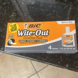 Vic White Out 4 Bottles 