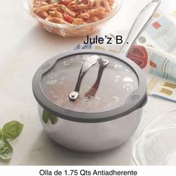 Princess House Olla De 1.75 Qts Antiadherente Nueva En Su Caja 