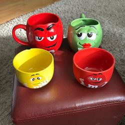 M&M Mugs And Bowls 