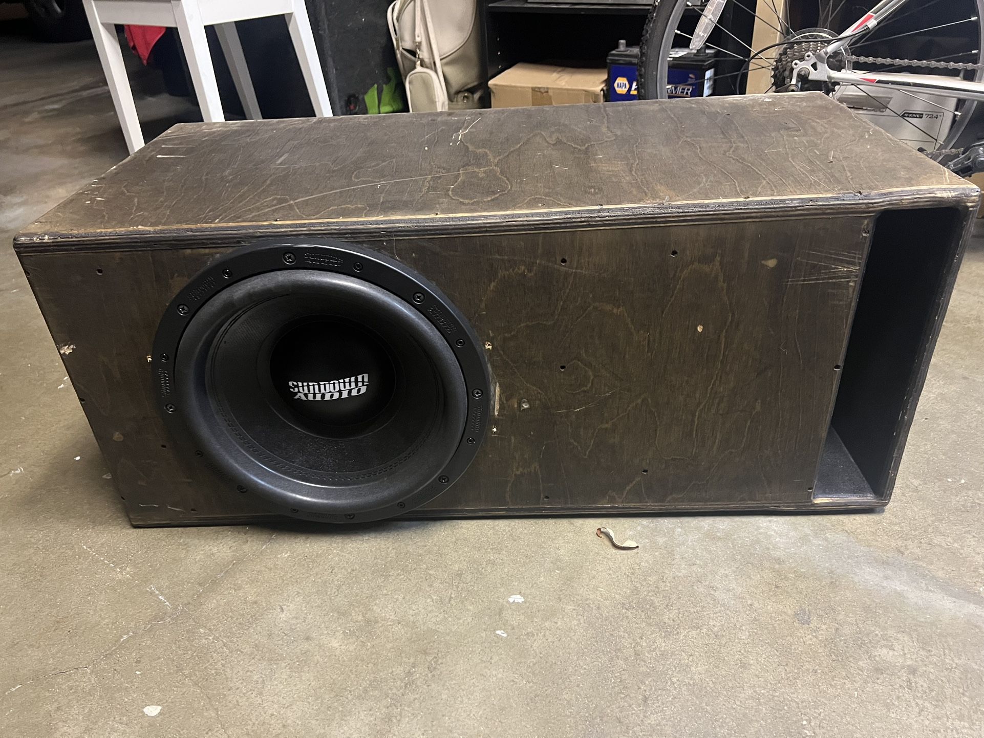 Sundown SA-12 v.2 2 ohm DVC Subwoofer in Ported Birch Box 34hz