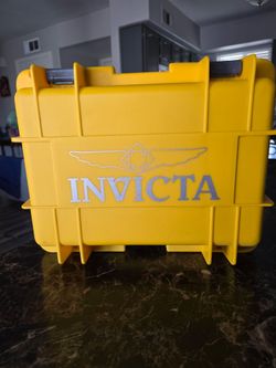 Invicta Yellow Watch Storage Case
