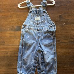 Baby girl clothes size 9 mos Osh Kosh overalls