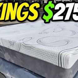 King Size Organic Cotton Hybrid Cool Gel Memory Foam Mattress