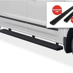 5 Inch Black Running Boards For 12-21 Nissan NV 1500/2500/3500