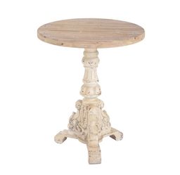 Ophelia & Co. Wind MGO End Table With Solid Wood Top