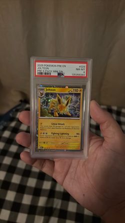 PSA 8 Jolteon 029/131 2025 Pokemon Pre EN