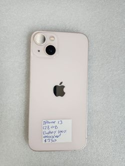 Iphone 13 Unlocked 128GB Battery 100%