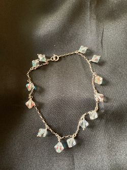 Beautiful 925 solid silver with crystal stones