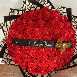 50 Count Eternal Rose bouquet 