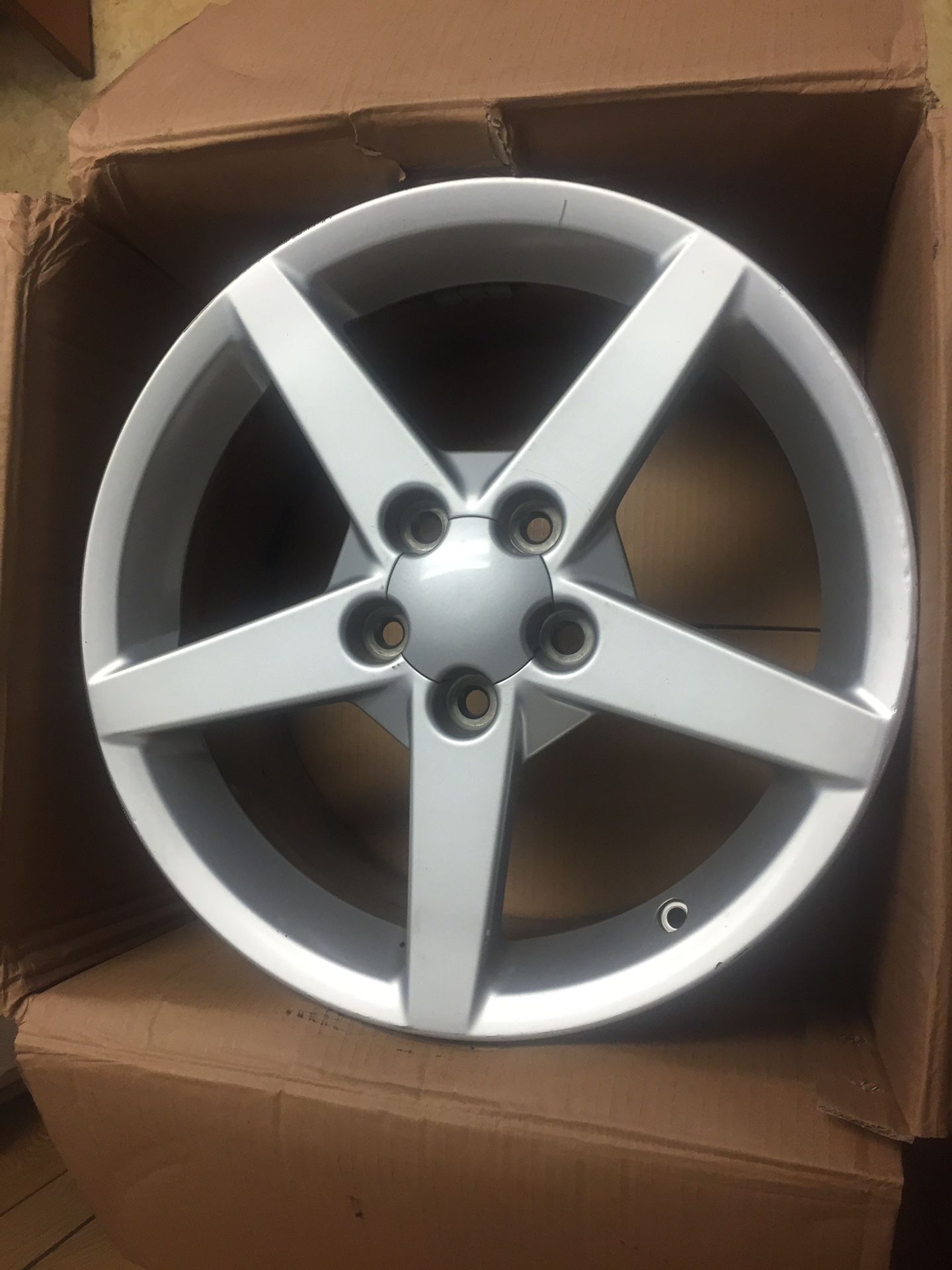 18" Front & 19 Inch Rear - OEM Chevrolet Corvette C6 - 4 Wheels Rims - Speedline Made in Italy