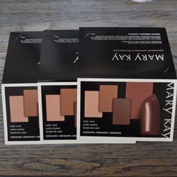 Mary Kay Color Cards "Chocolates" Set of 3