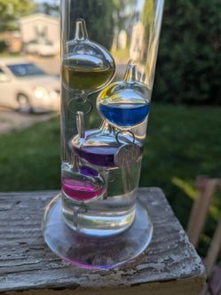 Real Galileo thermometer 2 REAL Himalayan salt lamps