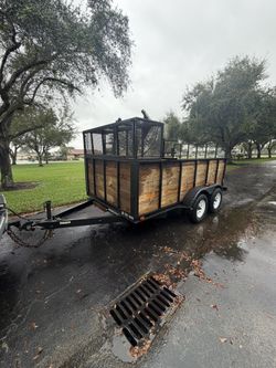 TRAILER SUNCOAST LANDSCAPING WORK TRAILER