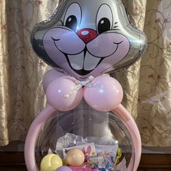 Stuffed Easter Bunny “Pop It” Balloon 