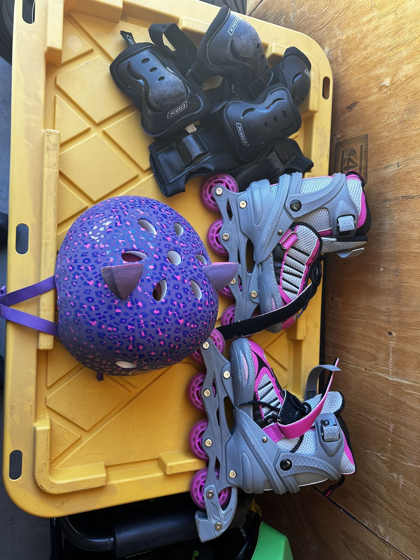 Pink Rollerblade Starter Kit For Kids