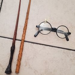 Harry Potter Wands/Glasses