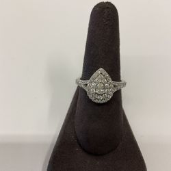 14k WG Engagement Ring 31521-1 JE