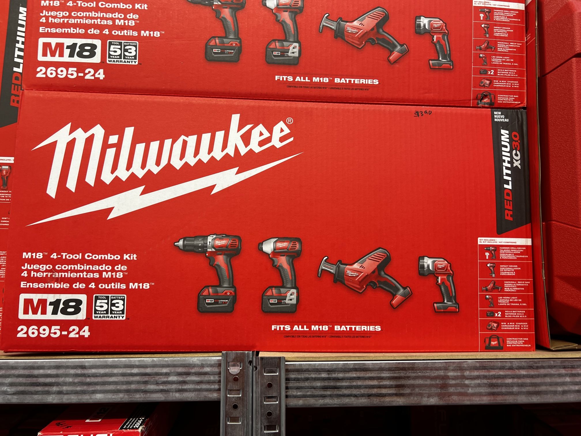 Milwaukee M18 Fuel 4-Tool Combo Kit