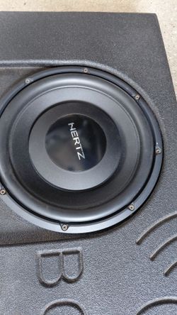 2 12" SUBS IN BOX HERTZ PRO MILLE 300S2
