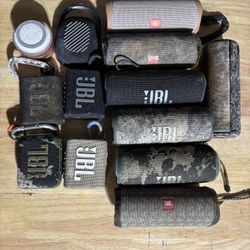 JBL, Anker, Bose, Beats, Wonderboom Bluetooth Speakers - FOR PARTS