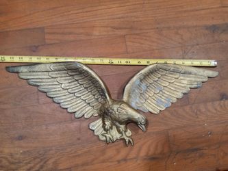 Brass Eagle Wall Plaque