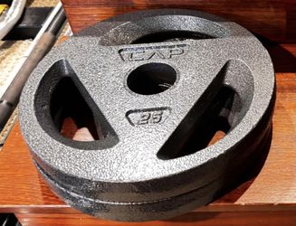 Cap Plates/Barbell/Bench/Rack