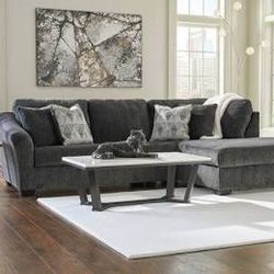 Brand New Ashley’s Biddeford Onyx Sectional 