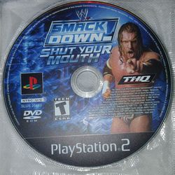 Smack Down Shut Your Mouth Ps2 Game