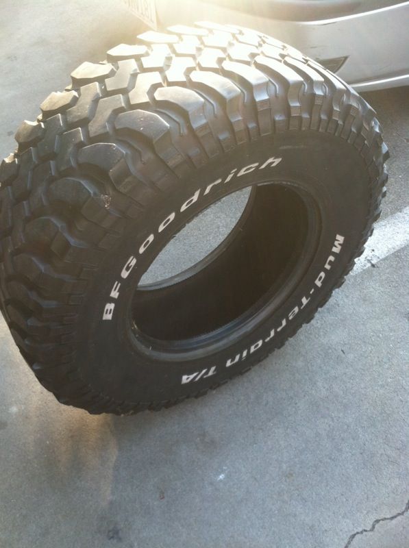 Bf goodrich t/a mud terrain 16.5 tires