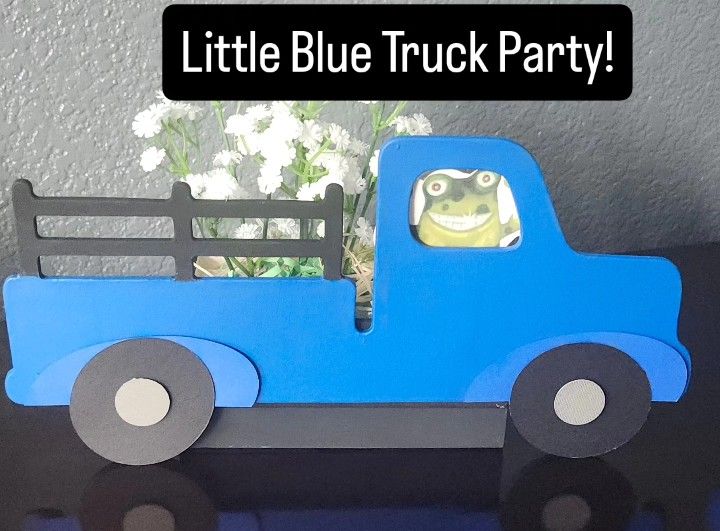 Little Blue Truck Centerpieces