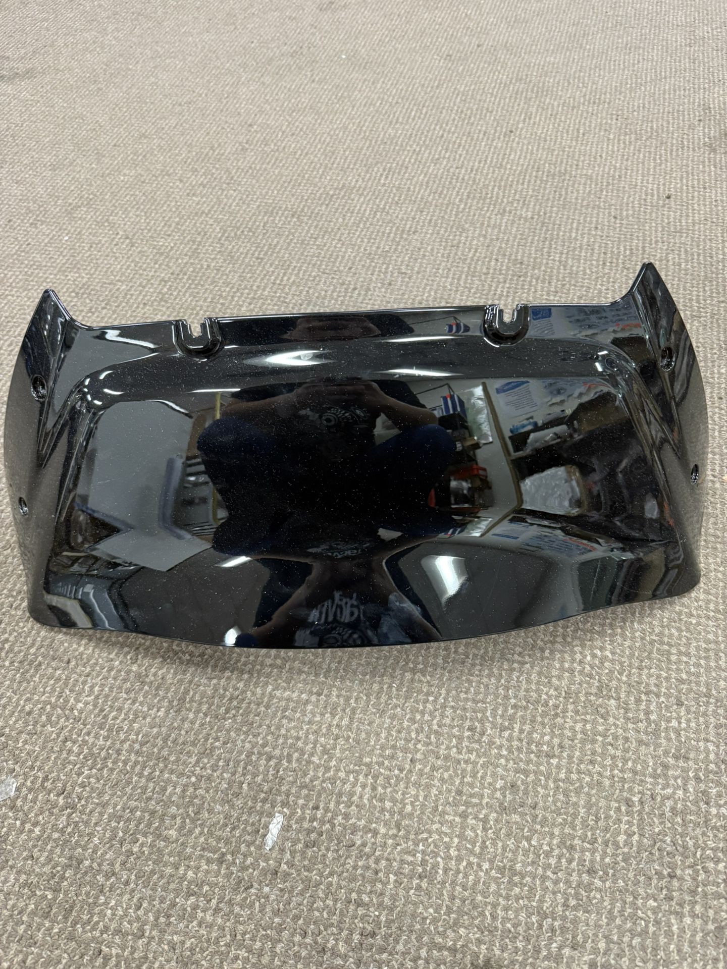 WYNMOTO 9" Black Windshield Splitter for Harley Road Glide CVO 2024,