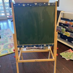 Wooden Double Sided Easel For Kids 