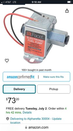  Generator Electronic Fuel Pump