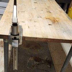 Wood Prep Table With Can Opener 