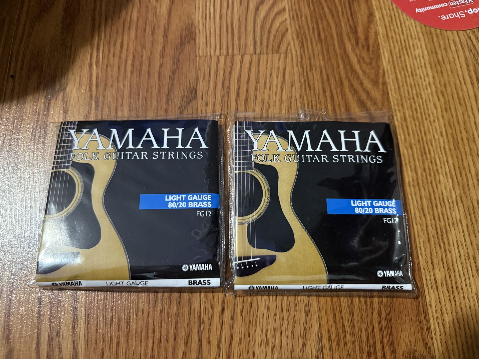 Yamaha Guitar Strings Light Gauge 80/20 Brass