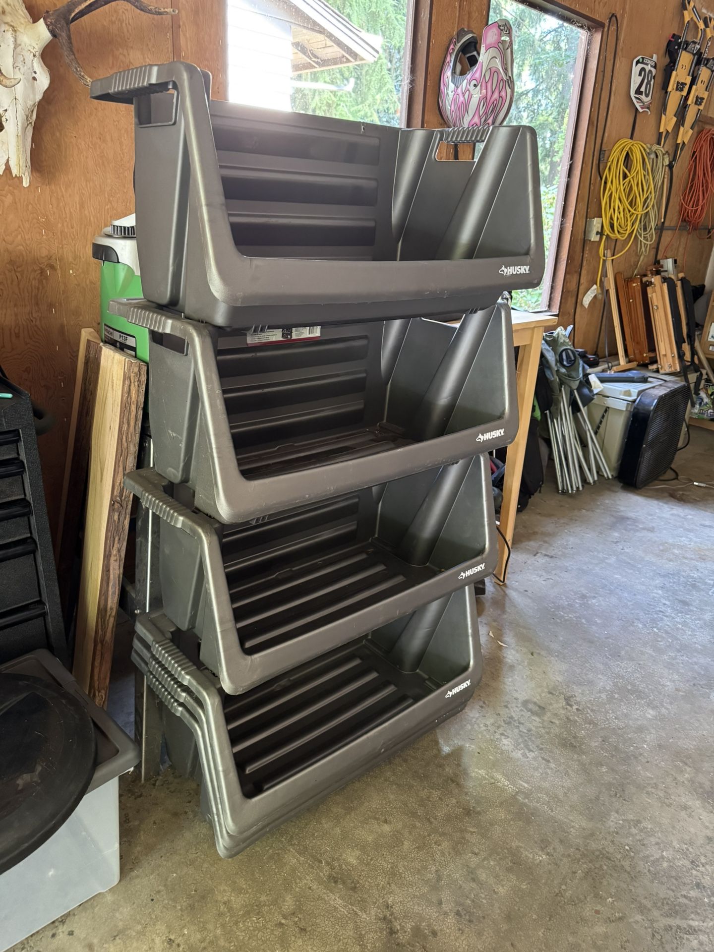 Husky Stacking Storage Bins