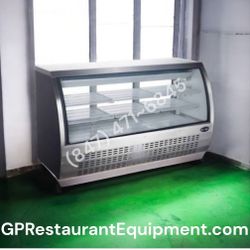 New Commercial Deli Case Refrigerated Display Meat Cheese