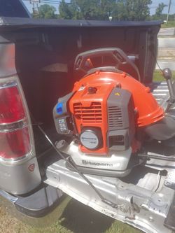 Back pack gas blower