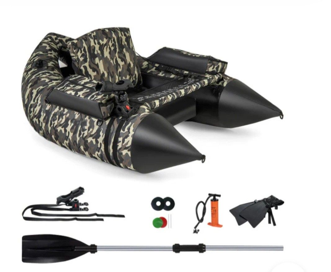 Portable Inflatable Fishing Float Tube V-shaped
