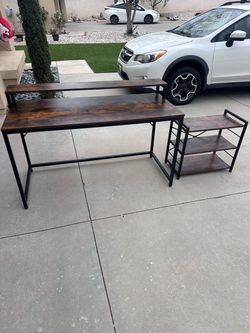 Desk and Printer Stand