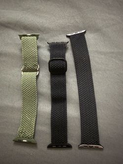 42mm/ 44mm Braided Apple Watch bands - Set of 3